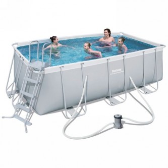 Каркасный прямоугольный бассейн Bestway 549х274х122 см (полный комплект)