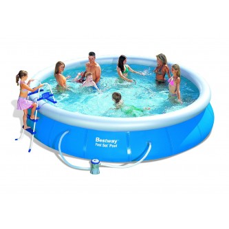 Круглый бассейн Fast Set 457х107см Bestway полный комплект
