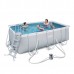Бассейн Bestway Rectangular Power Steel Frame 412х201х122см