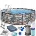 Каркасный бассейн Bestway круглый 549х132 см, Power Steel арт.56886