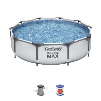 Каркасный бассейн Steel Pro Max 305х76см, 4678л, фил.-насос 1249л/ч