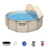 Каркасный бассейн Bestway Power Steel, 396х107 см (комплект)