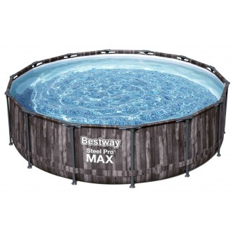 Бассейн каркасный Bestway Steel Pro 5614Z , 427×107 см (фильтр-насос, лестница, тент)