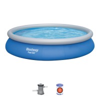 Бассейн Bestway Fast Set 457х84см, 9677л, фил.-насос 2006л/ч