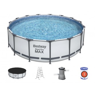 Бассейн каркасный Bestway Steel Pro Max  427х122 (полный комплект)