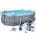 Каркасный бассейн Power Steel 305х200х84см, 3668л, фил.-насос 1249л/ч, попл.-дозатор