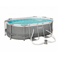 Каркасный бассейн Power Steel 305х200х84см, 3668л, фил.-насос 1249л/ч, попл.-дозатор