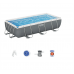 Каркасный бассейн ULTRA FRAME RECTANGULAR BESTWAY 404х201х100 (фильтр-насос + лестница)