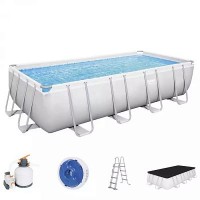 Каркасный бассейн Bestway Power Steel 549х274х122см + песочный фильтр-насос
