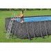 Бассейн каркасный Bestway 549х274х132 см, песочный фильтр-насос, лестница, тент, полисферы