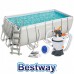 Каркасный бассейн Bestway Rectangular Frame 4,12х2,01х1,22м