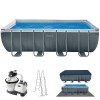 Каркасный бассейн Intex Ultra Frame DELUXE, 549x274x132 см (полный комплект с песочным фильтром)