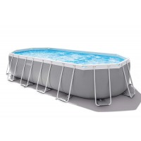 Каркасный бассейн INTEX овальный Prism Frame Oval 503х274x122 см (полный комплект)