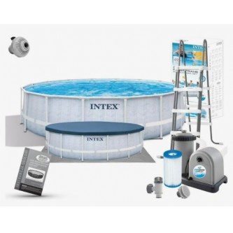 Бассейн каркасный Intex Chevron Prism Frame 488 х 122 см, 26746 (полный комплект)