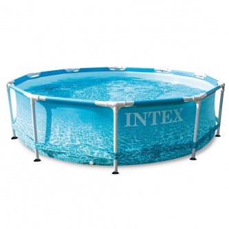 Бассейн каркасный 305х76 см Intex Metal Frame Beachside
