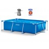 Бассейн каркасный Intex Rectangular Frame 300х200х75 см + фильтр-насос 1250 л.час.