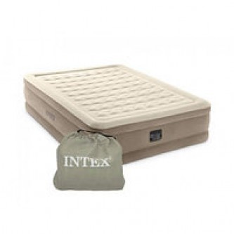 Надувная кровать Intex Ultra Plush Bed 203x152x46 cм + встроенный электронасос