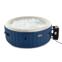 Надувное СПА‑джакузи Intex PureSpa Blue Bublle 180×66 см с подогревом 