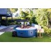 Надувное СПА‑джакузи Intex PureSpa Blue Bublle 180×66 см с подогревом 