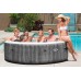 Надувной СПА бассейн (джакузи) INTEX PureSpa Bubble Massage с Wi-Fi, подсветкой и подголовниками