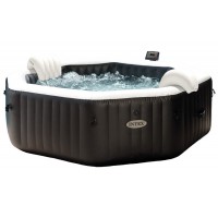 СПА-бассейн INTEX PureSpa Jet and Bubble Deluxe 218х71см 1098л, восьмигранный, гидро-аэромассаж, хлорогенератор