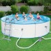Стальной круглый бассейн 460х90 см Bestway Hydrium Splasher