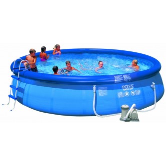 Бассейн бескаркасный с надувным кольцом Intex Easy Set  549х107см