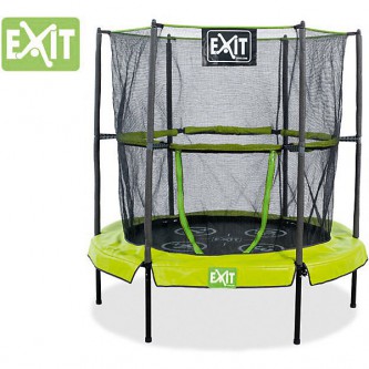 Батут Exit Домашний с сеткой 140 см, green