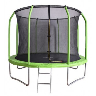 Батут Bondy Sport BS10FTGR с сеткой и лестницей 305 см, green