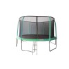 Батут SPORT ELITE GB30201-14FT 4,27м фиберглас с защитной сеткой внутрь и лестницей, салатовый
