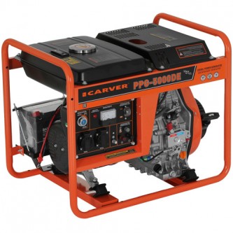 Электрогенератор дизельный Carver PPG-5000DE