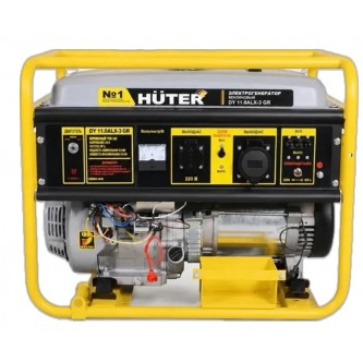 Генератор бензиновый трехфазный Huter DY 11.0ALX-3 GR
