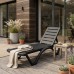 Шезлонг Adriano Classic 187x65x82 см пластик (цвет в ассортименте)