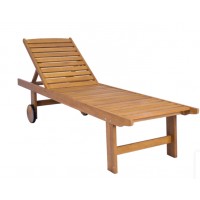 шезлонг складной 190x50x25см дерево акация
