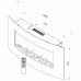 Электрический камин Blyss LDBL2000A-DD4CR, 1,9 кВт