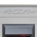 Электрический камин Real Flame Dominica STD/EUG WT с очагом Fobos Lux BL/BR