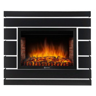 Портал FIRELIGHT Moderno 30 шпон чёрный дуб