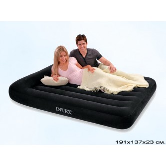 Надувной матрас INTEX Pillow Rest Classic с подголовником 137Х191Х30 см