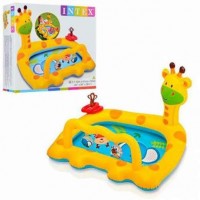 Детский надувной бассейн Intex Жираф с игрушками