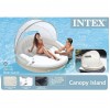 Надувной плот Intex с навесом ОСТРОВ