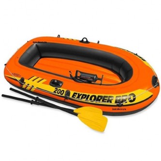 Надувная двухместная лодка Intex EXPLORER PRO 200 set 