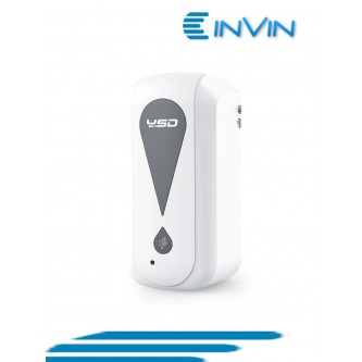 Cенсорный дозатор для антисептика, настенный Invin HS-01, 1200 мл, АКБ+ usb