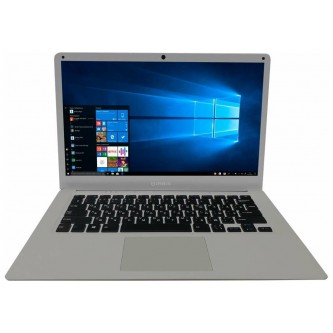  Ноутбук Irbis NB72 (1920x1080, Intel Atom 1.333 ГГц, RAM 2 ГБ, eMMC 32 ГБ, Win10 Home), NB72, серебристый