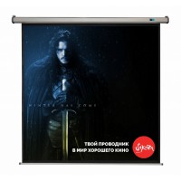 Экран для проектора SAKURA SCPSM-183x183 с электроприводом и пультом ДУ
