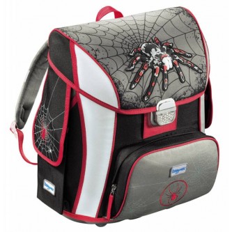 Ранец Step By Step BaggyMax Simy Spider серый/рисунок