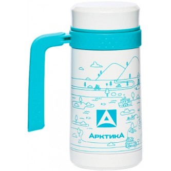 Автокружка-термос с ситечком Арктика 0,5 л, белая 