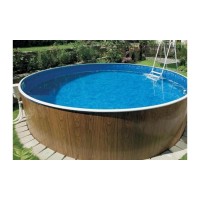 Морозоустойчивый бассейн Azuro круглый 400DL, 3,6х1,1 м premium