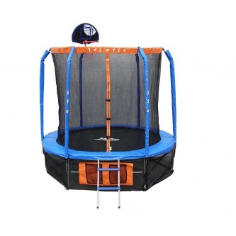 Каркасный батут ECOS BS-12FT-3 366х366х259 см черный