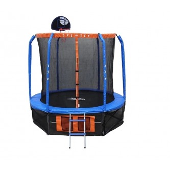 Каркасный батут ECOS BS-13FT-3 396х396х259 см черный