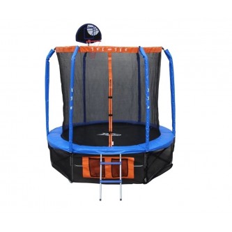 Каркасный батут ECOS BS-8FT-3 244х244х235 см черный